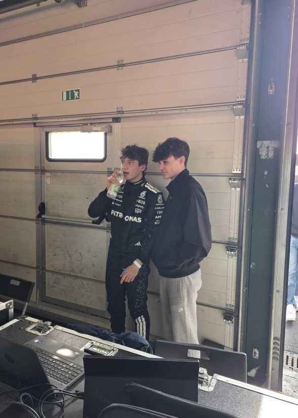 Back in the car this week, getting ready for the championship. Was lovely to drive with the current F1 championship leader @kimi.antonelli learned a lot from him 🙏. Let’s keep the strong pace going and hope for a good season ahead 💪