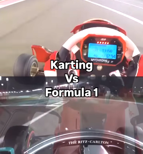Karting VS F1 at Yas Marina F1 Circuit