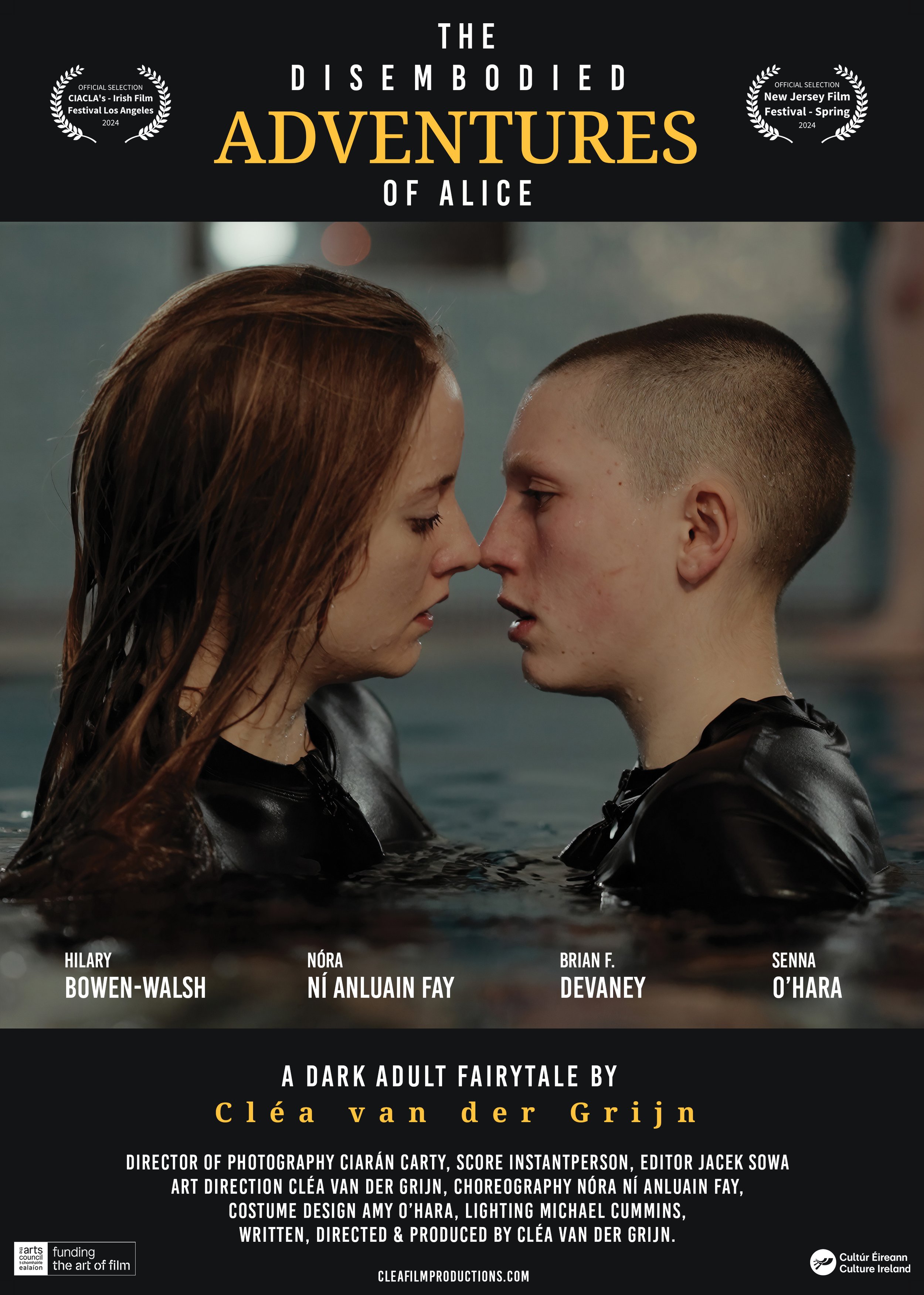 THE DISEMBODIED ADVENTURES OF ALICE POSTER VERTICAL KISS (Logos).jpg