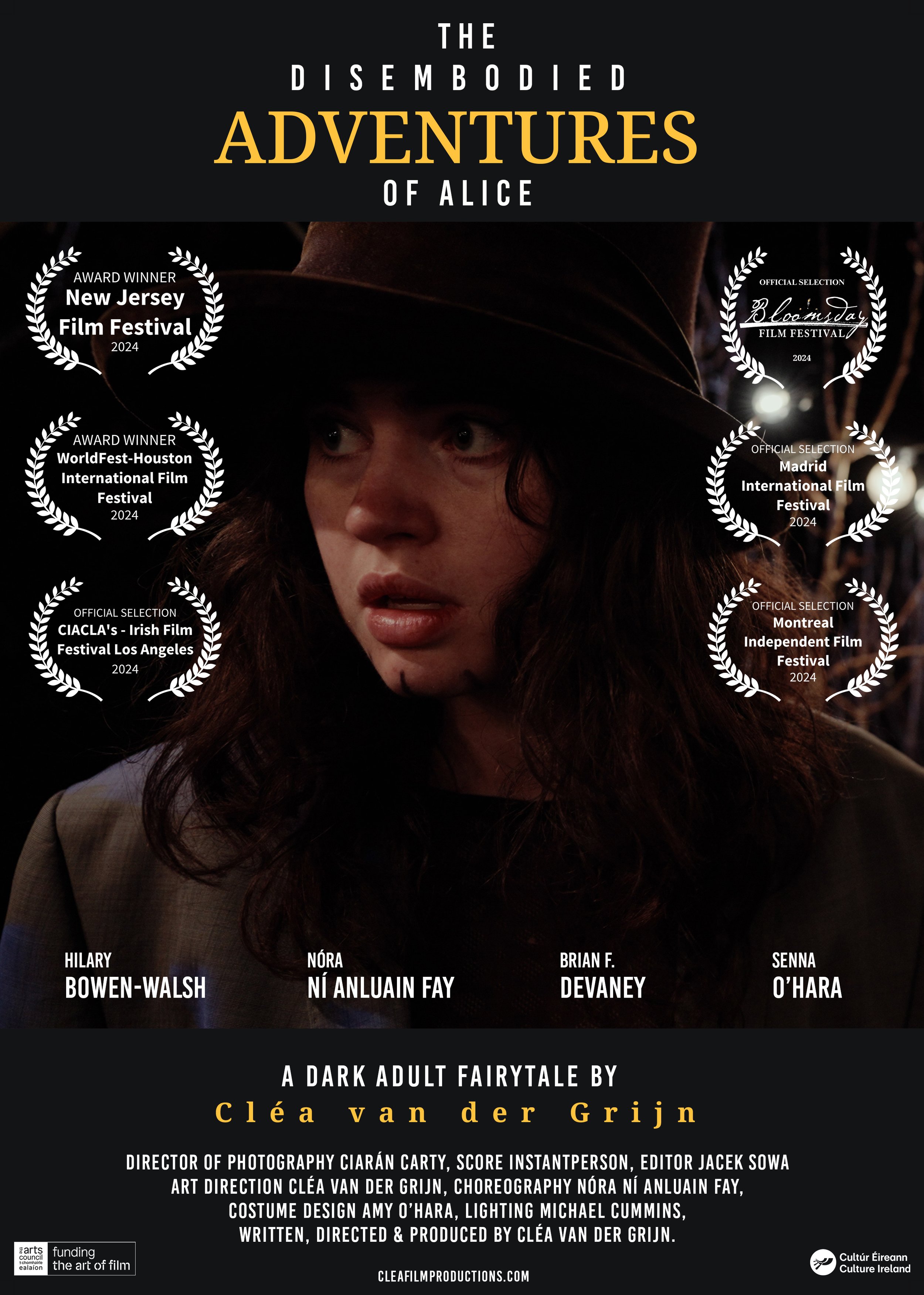 THE DISEMBODIED ADVENTURES OF ALICE POSTER VERTICAL AWARDS 03.jpg