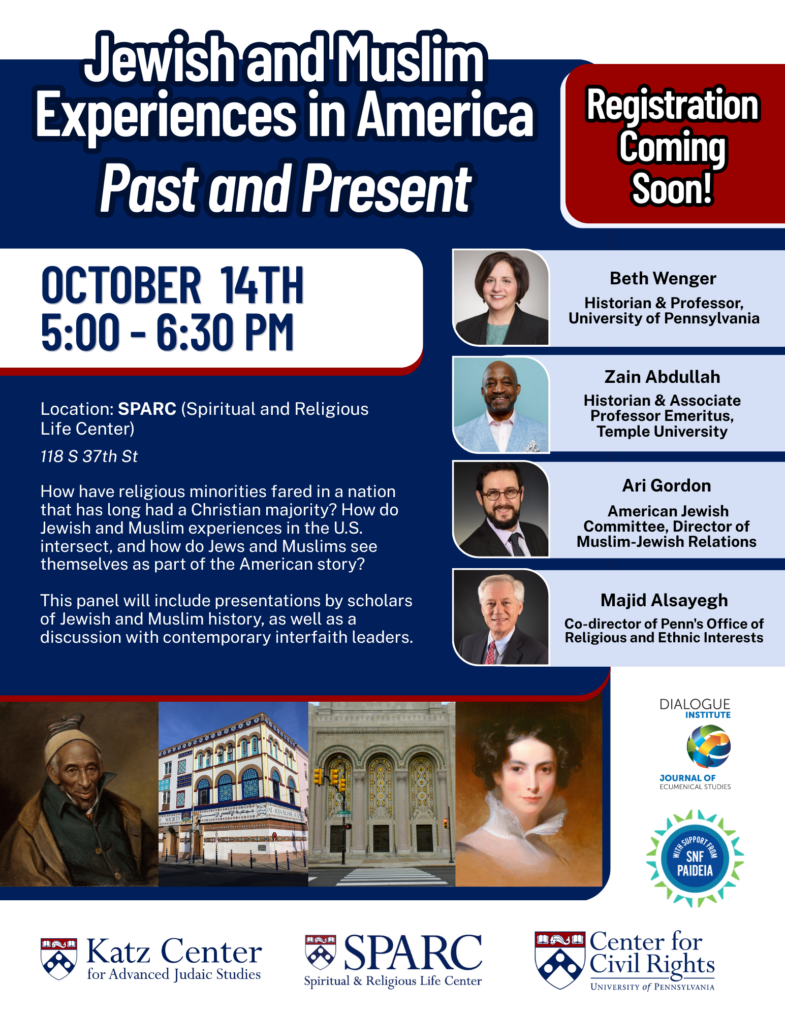 Jewish and Muslim Experiences in America, Past and Present