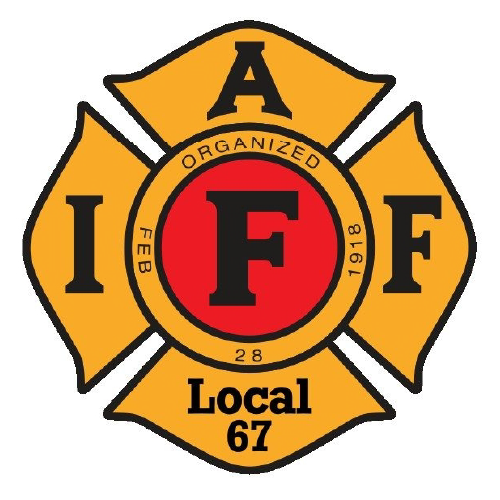 International Association of Firefighters Local 67 logo