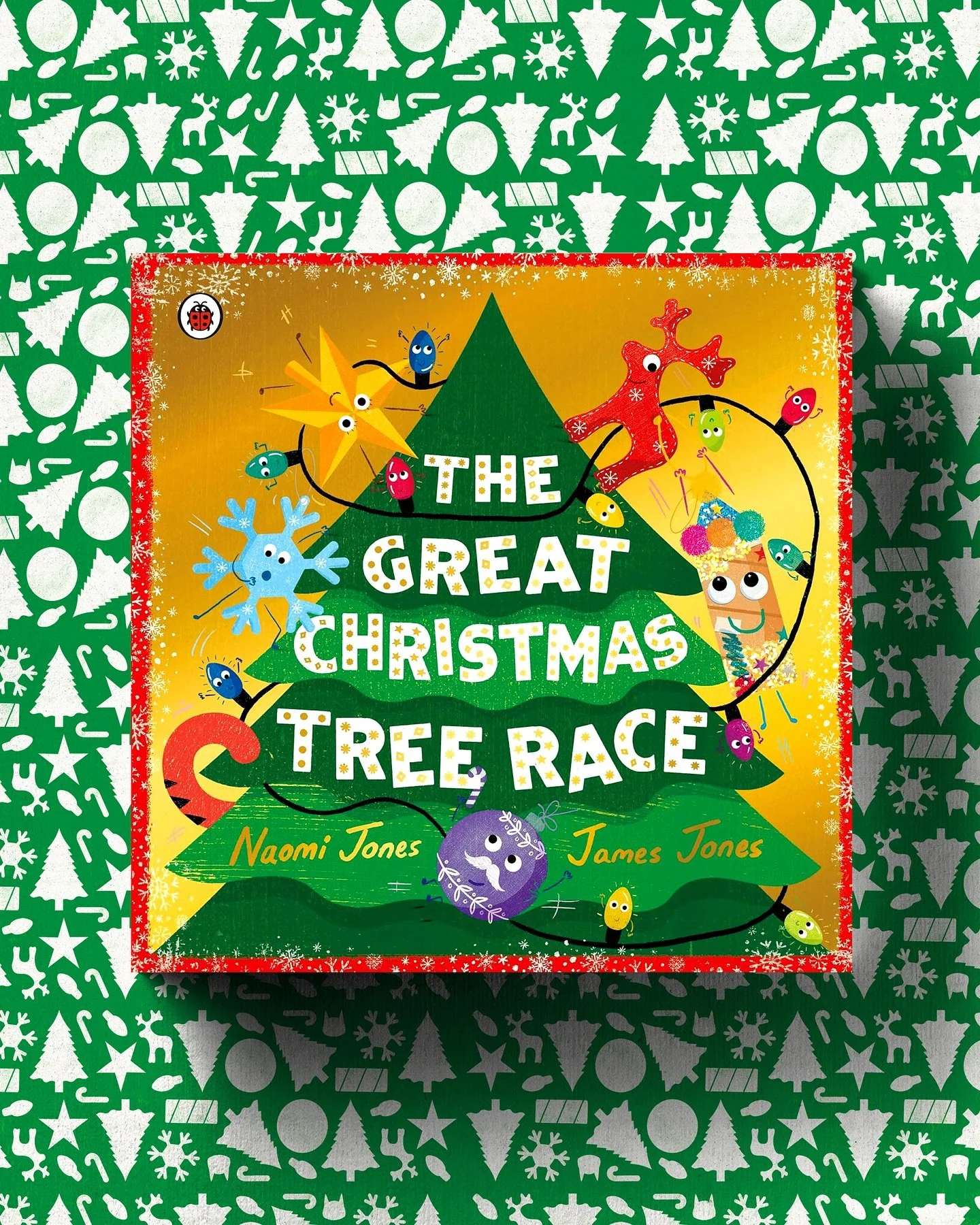 📕 COVER REVEAL🌲
We’ve made a CHRISTMAS book 🥳 
‘The Great Christmas Tree Race’ is written by Naomi and illustrated by James ❄️
It’s inspired by our love of decorating the Christmas tree every year as a family🎄
And it&r
