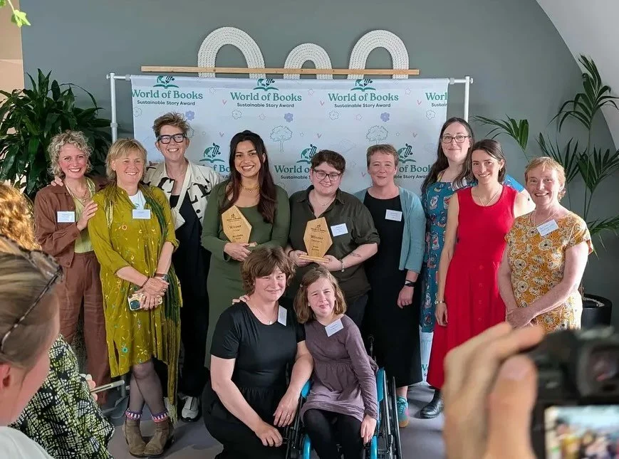 Wow! It was so amazing to celebrate the inaugural Sustainable Story Awards run by @worldofbooksofficial in London yesterday.
Naomi was thrilled to have been one of six authors chosen for the children’s category for her young fiction story Acor