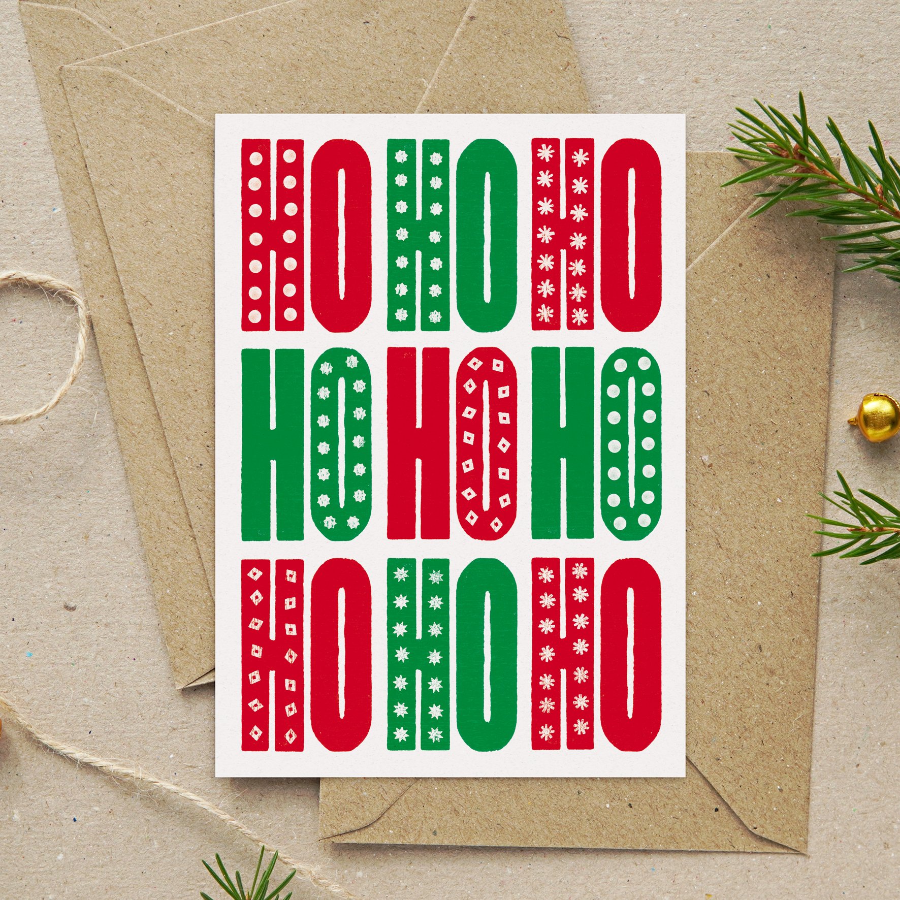 Ho Ho Ho White Christmas Card_1.jpg