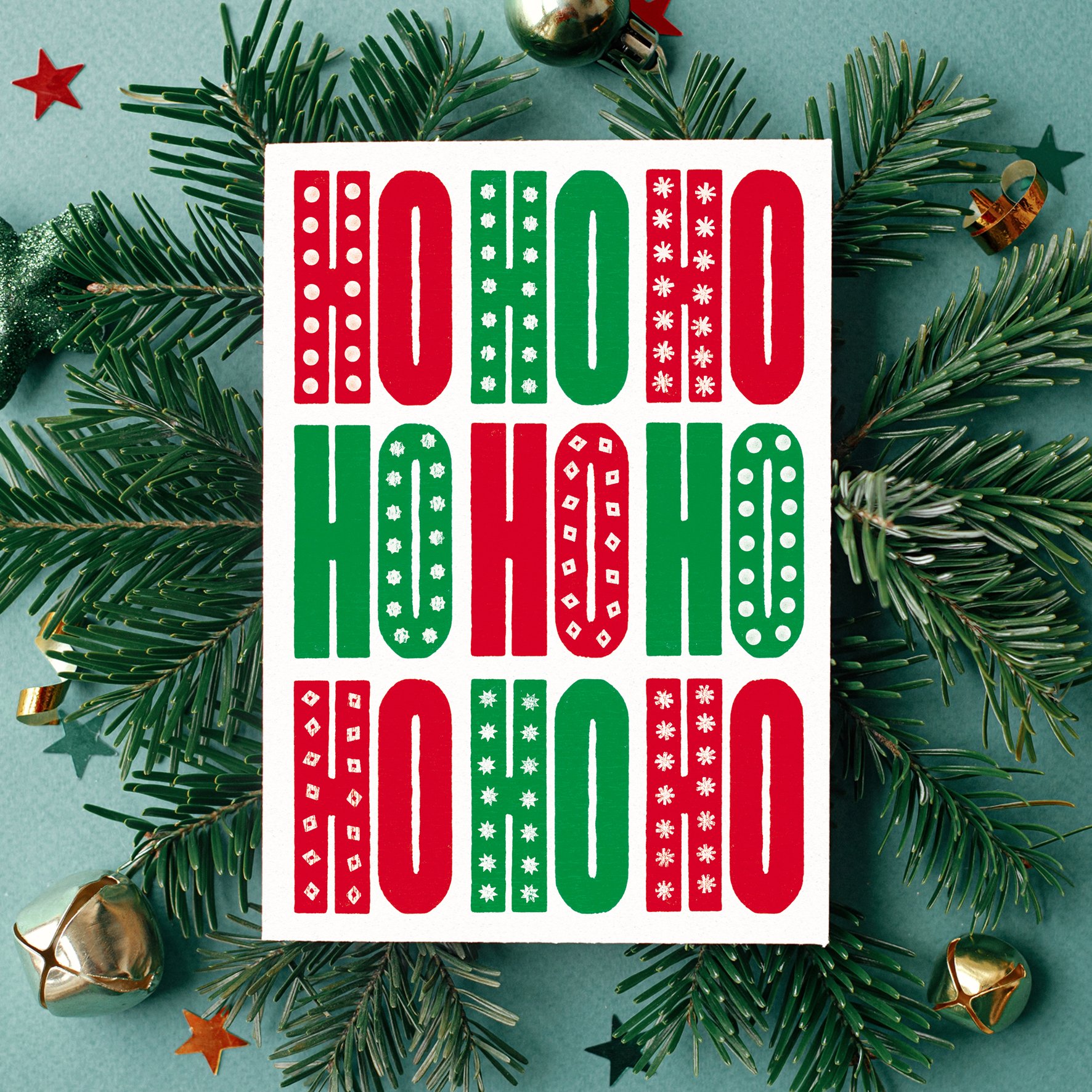 Ho Ho Ho White Christmas Card_3.jpg