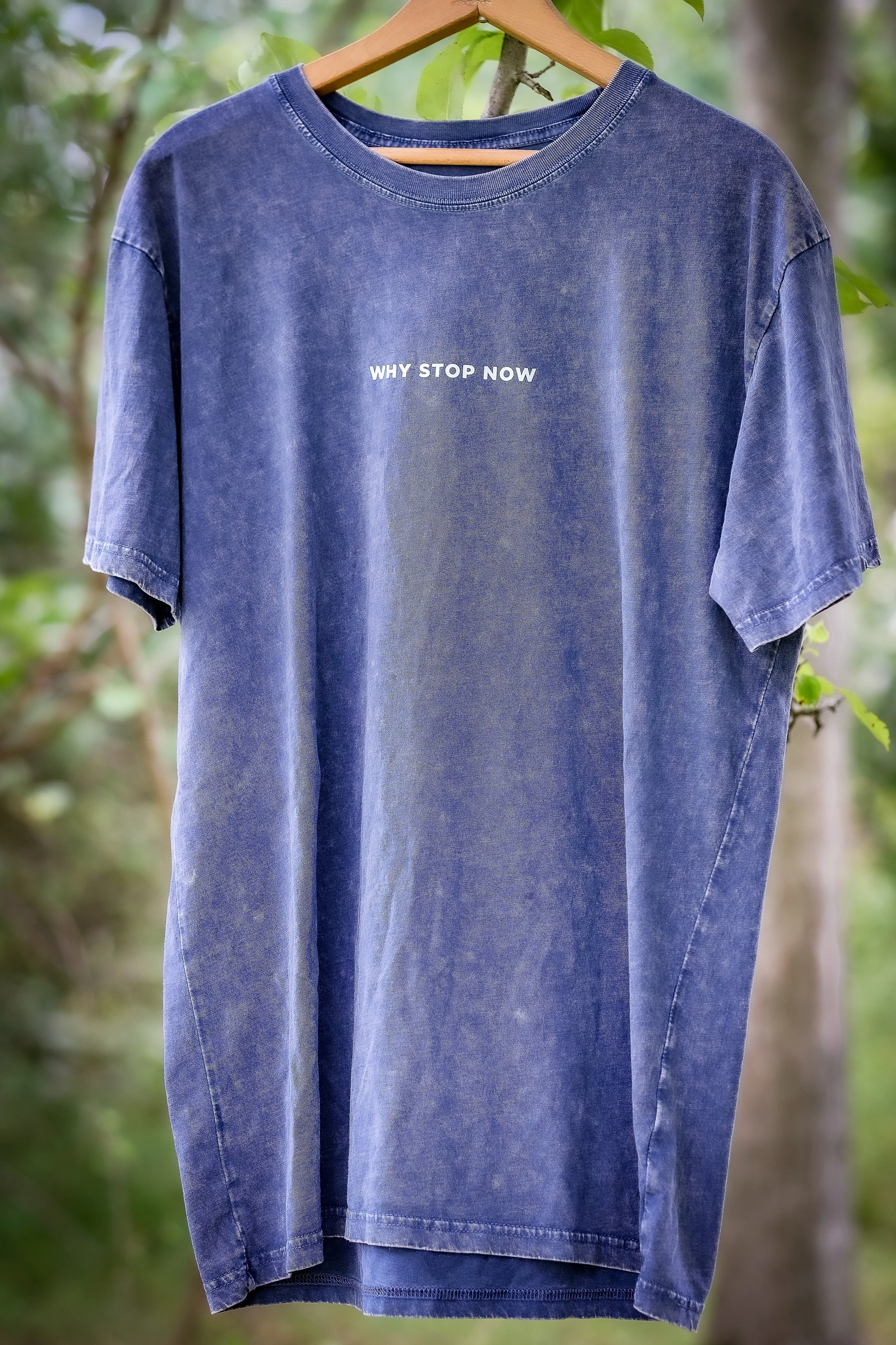 WHY STOP NOW TEE