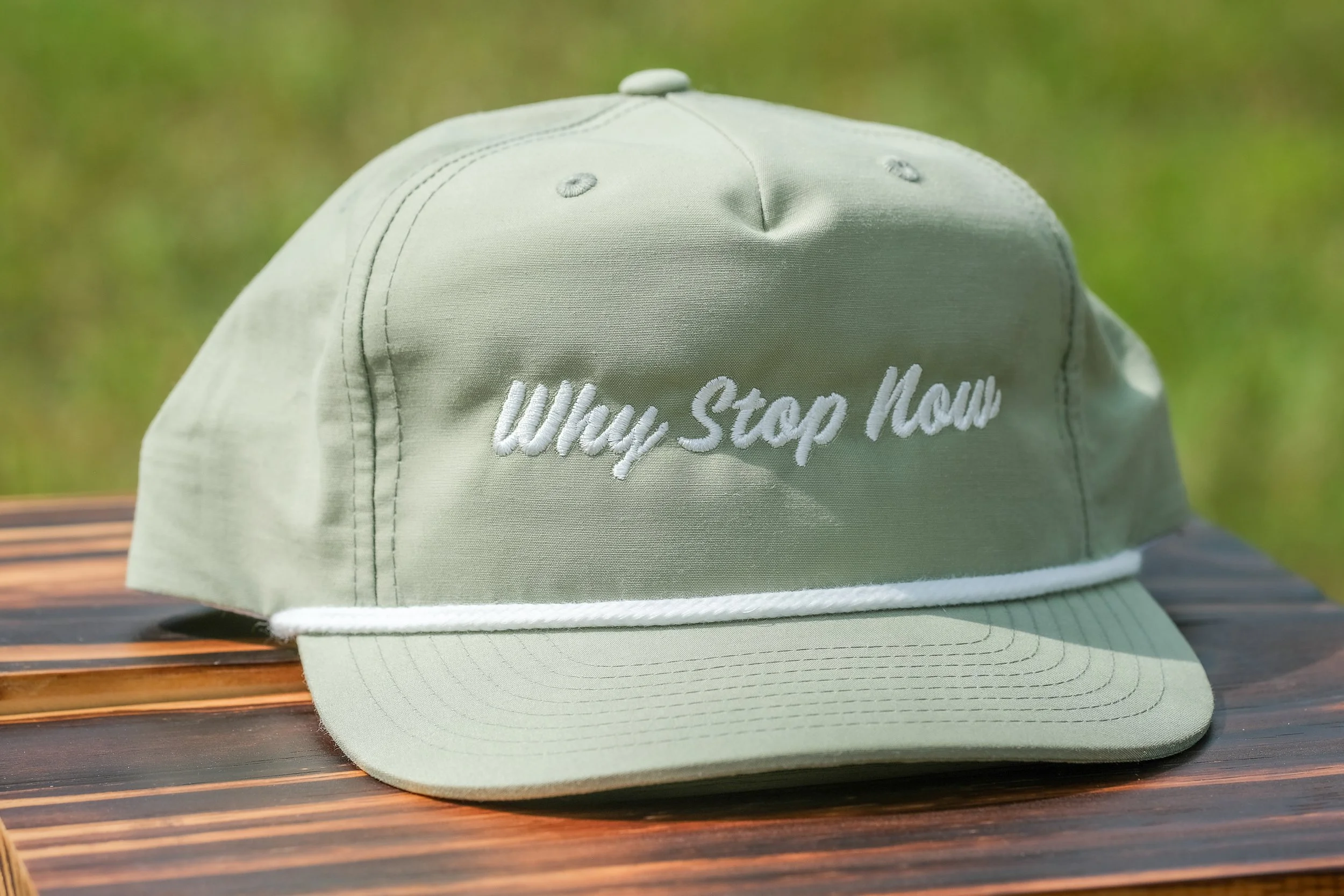 WHY STOP NOW CLASSIC ROPE HAT