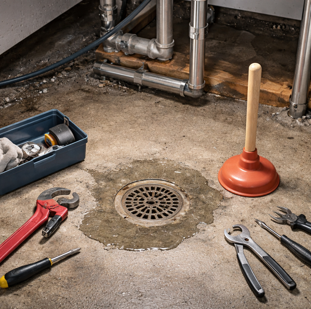 Slow Floor Drain: Main Line Problem or Just a Clog?