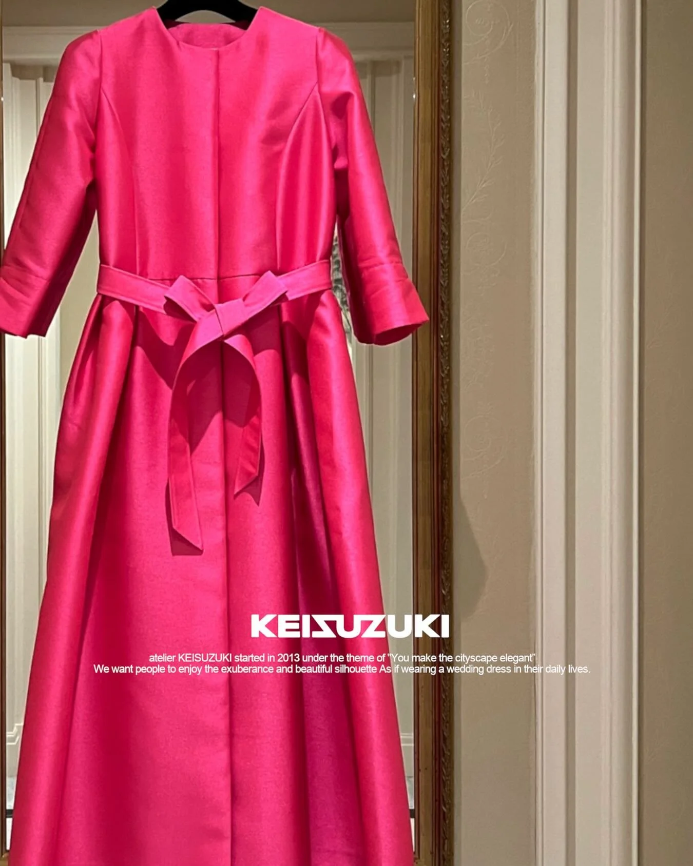 Design:UNI
Fabric:mikado
Color:neon pink
