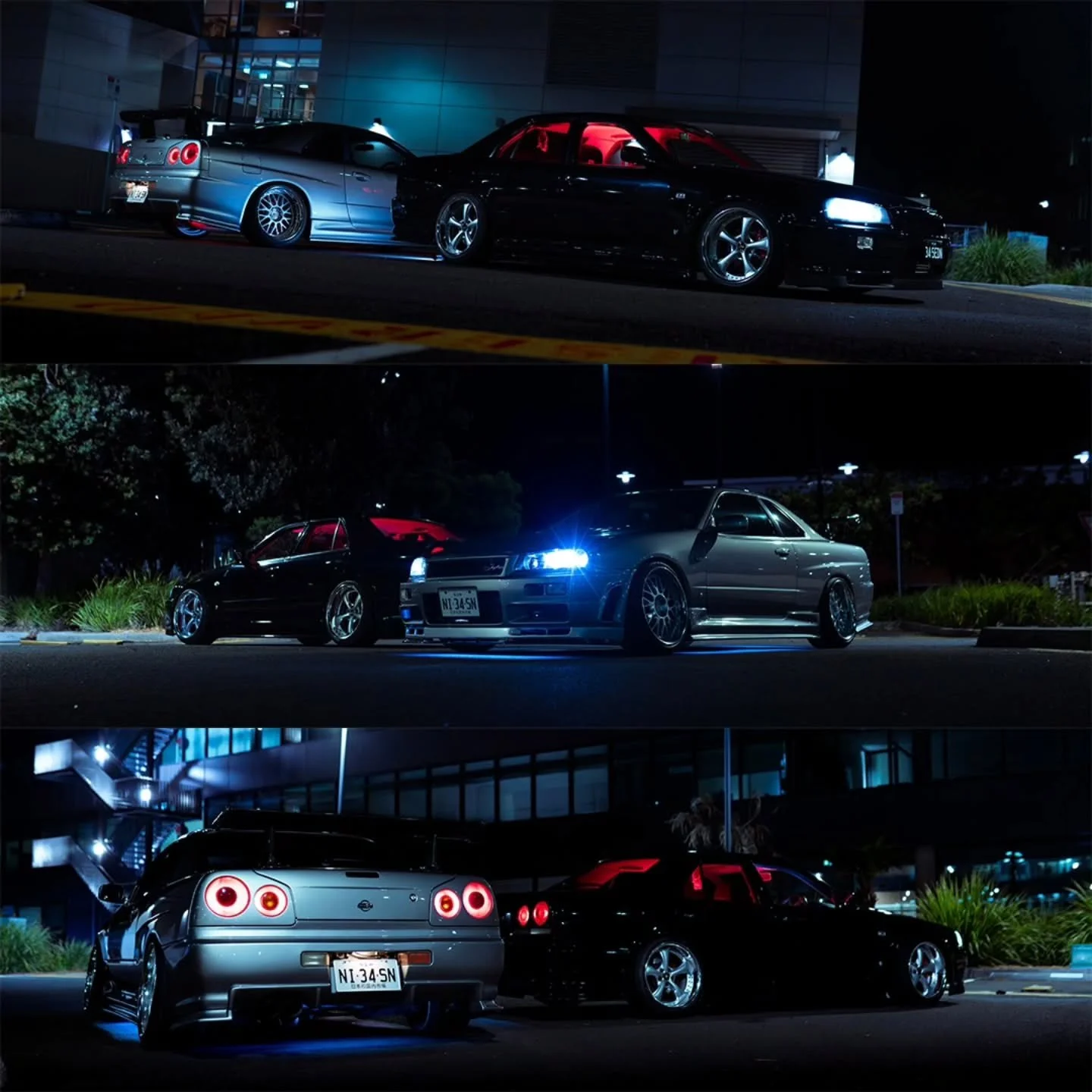Ngl this set kind of re-ignited my love for night shoots 
-
-
-
-
#nissanskyliner34 #workwheelsjapan #jdm