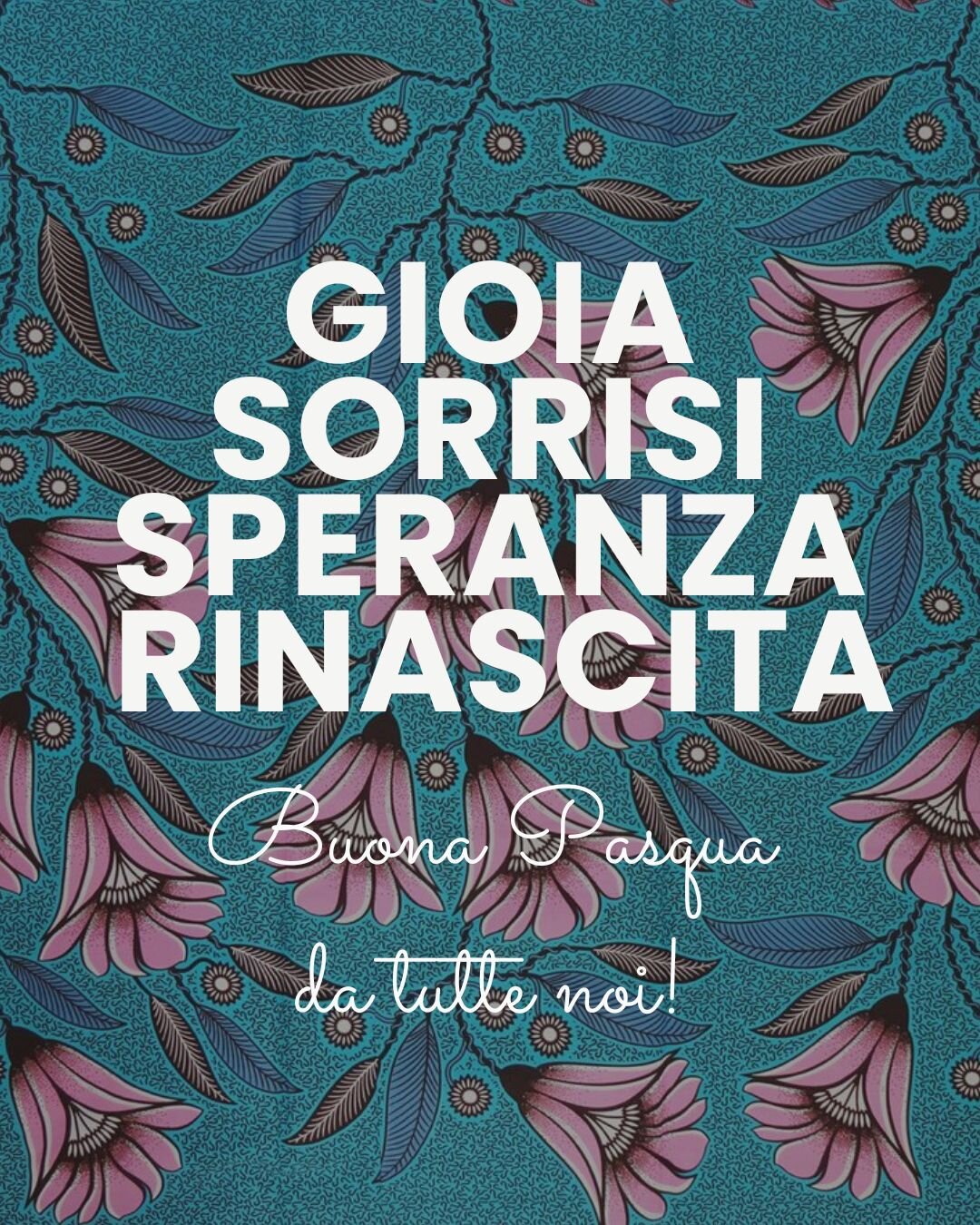 Ecco il nostro augurio per voi: vi auguriamo tanta, tantissima gioia, sorrisi spontanei, di non perdere mai la speranza e soprattutto una meravigliosa rinascita!

Tantissimi auguri di buona Pasqua dalle #tessitricidinuovesperanze💚 

#newHope