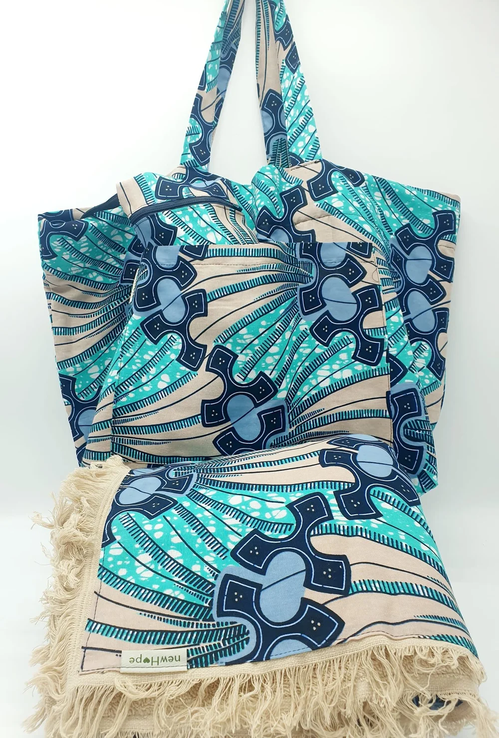 Borsa e telo mare wax — NewHope Non c'è scarto che non possa fiorire