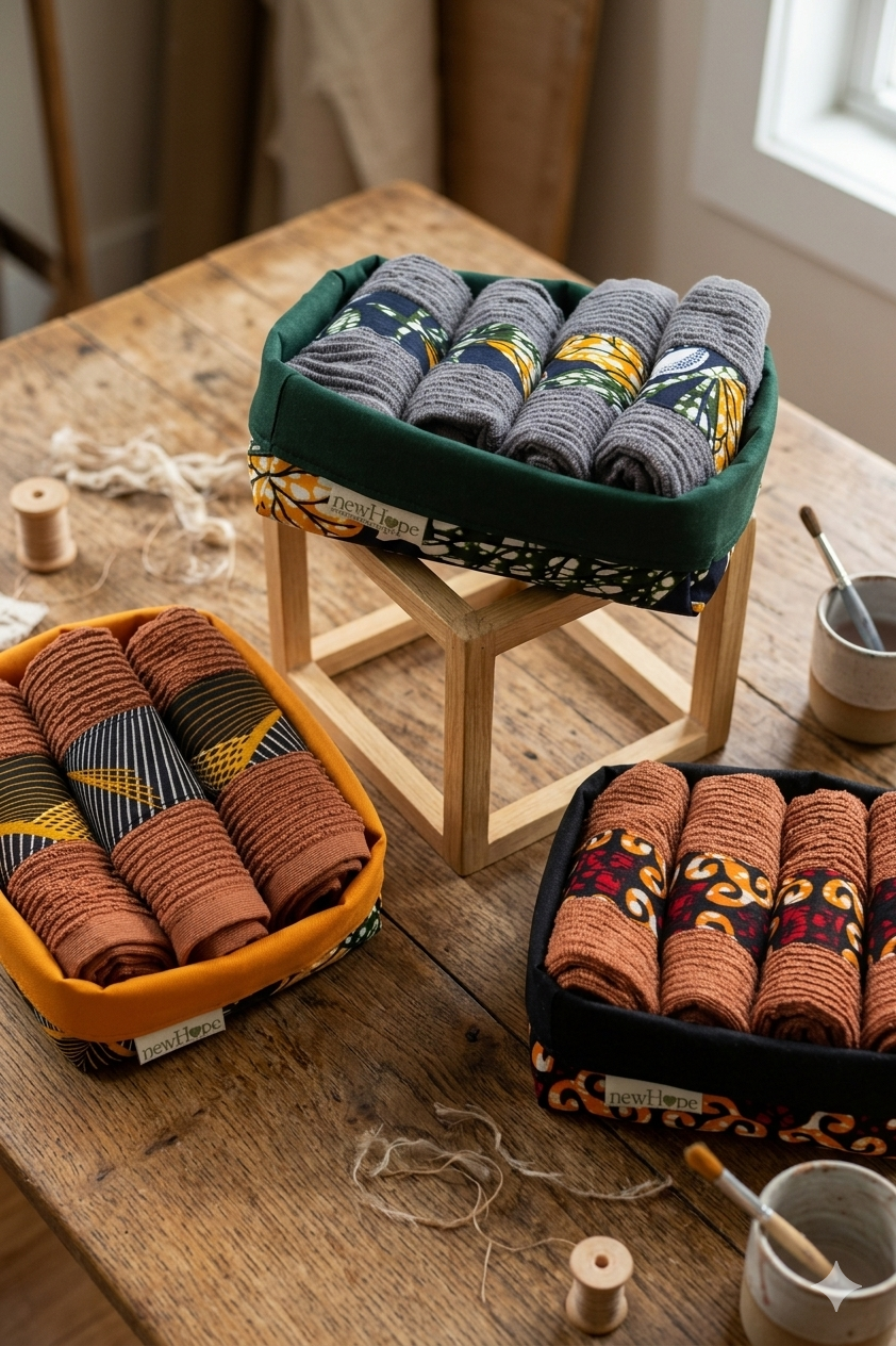 Cestino wax con lavette new