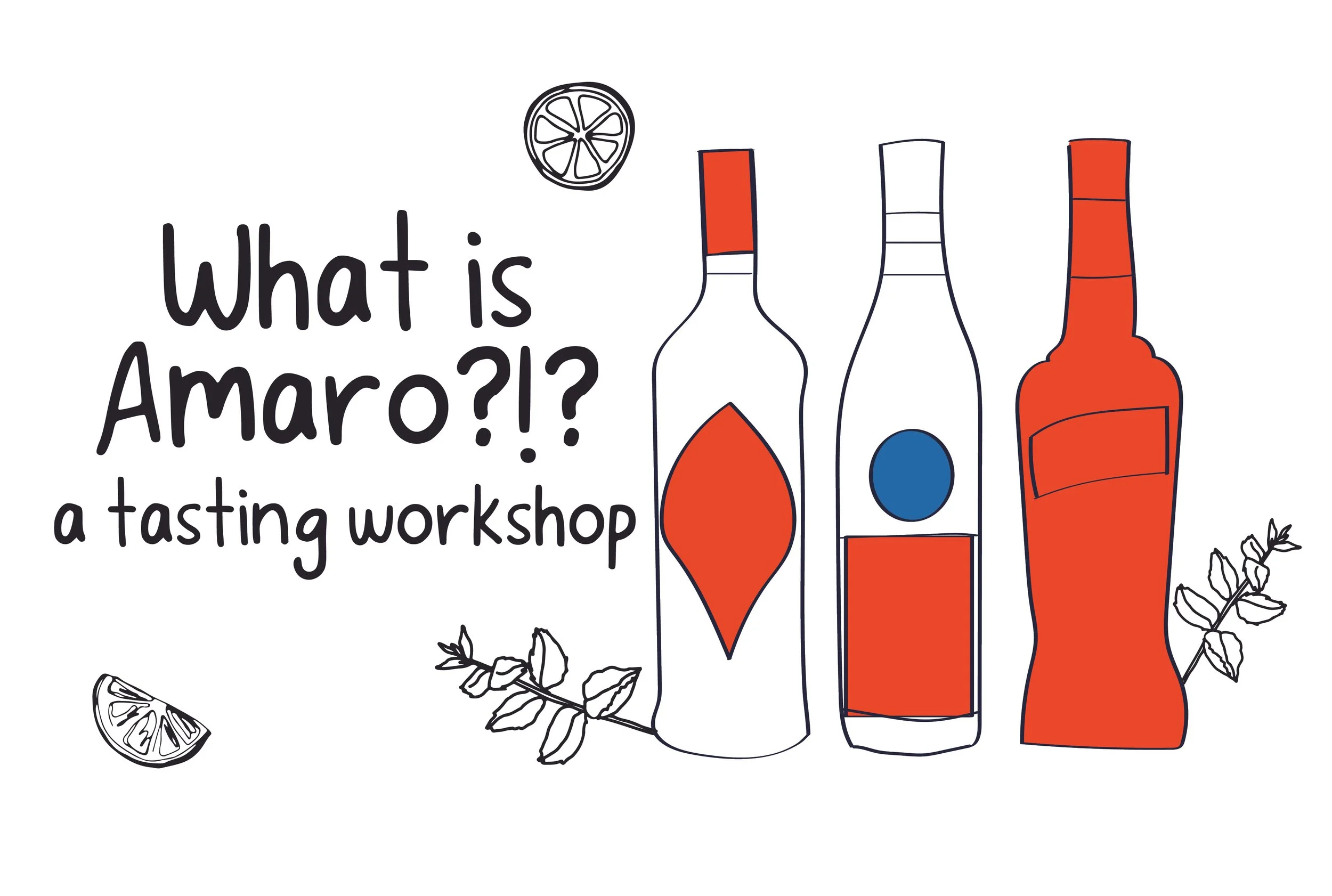 SOLD OUT: What is Amaro?!?&nbsp;A Tasting Workshop