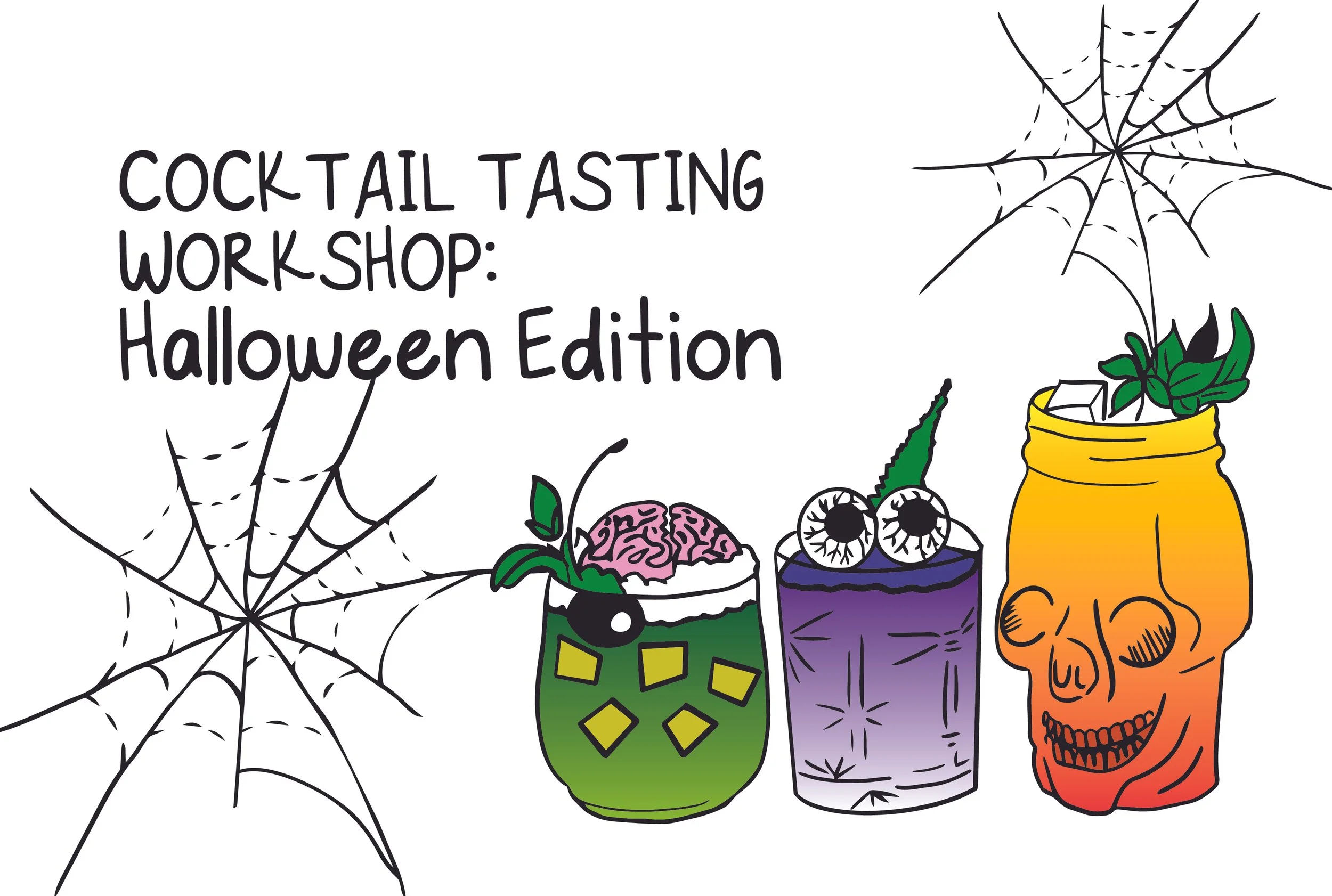 HALLOWEEN EDITION: Cocktail tasting workshop