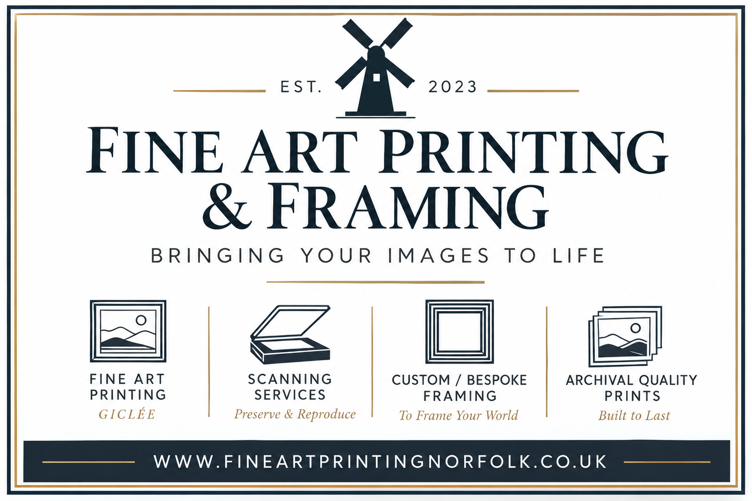 From your camera to your wall. 