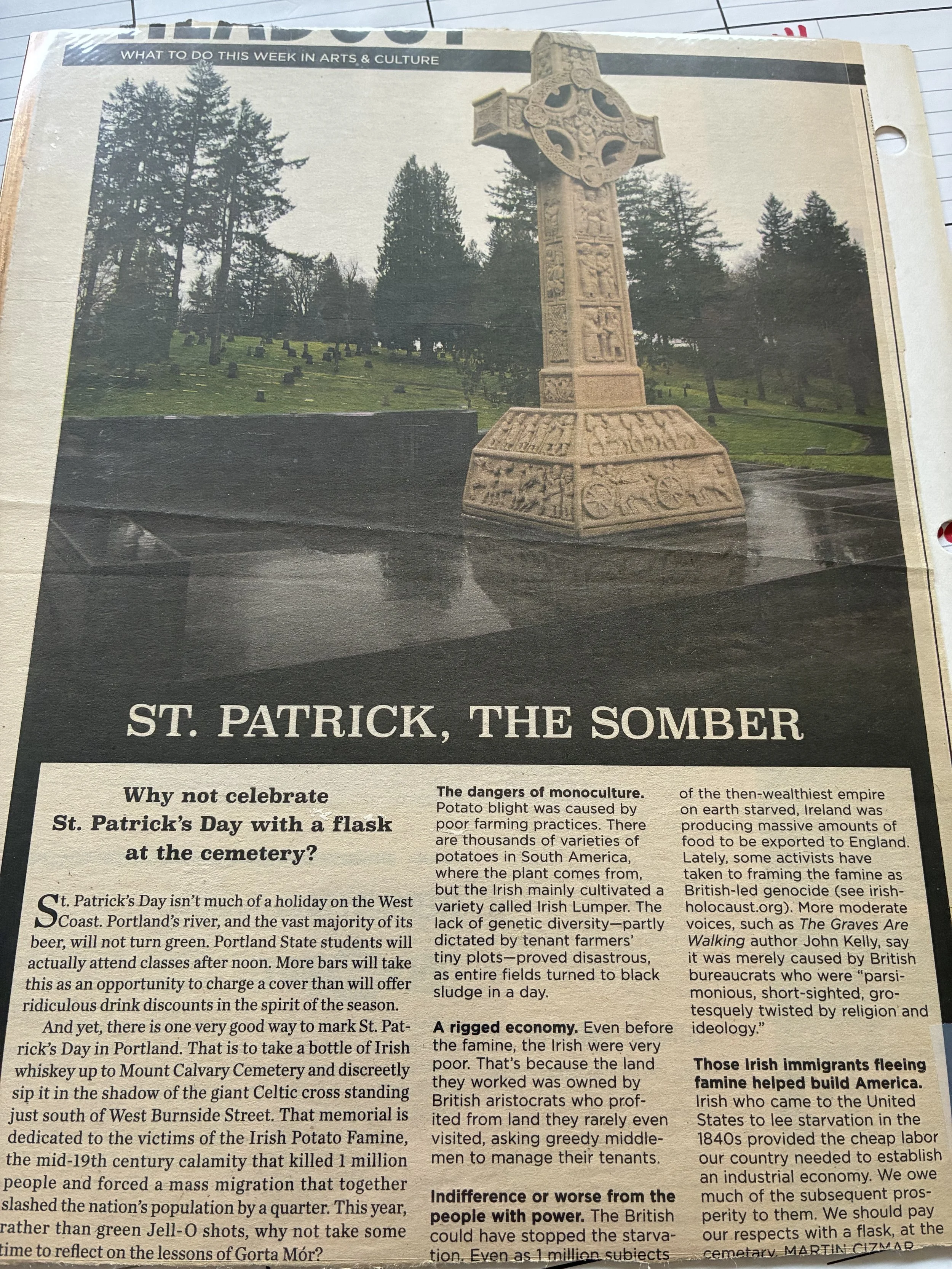 Old Portland/New Portland St. Patrick’s Day Trail