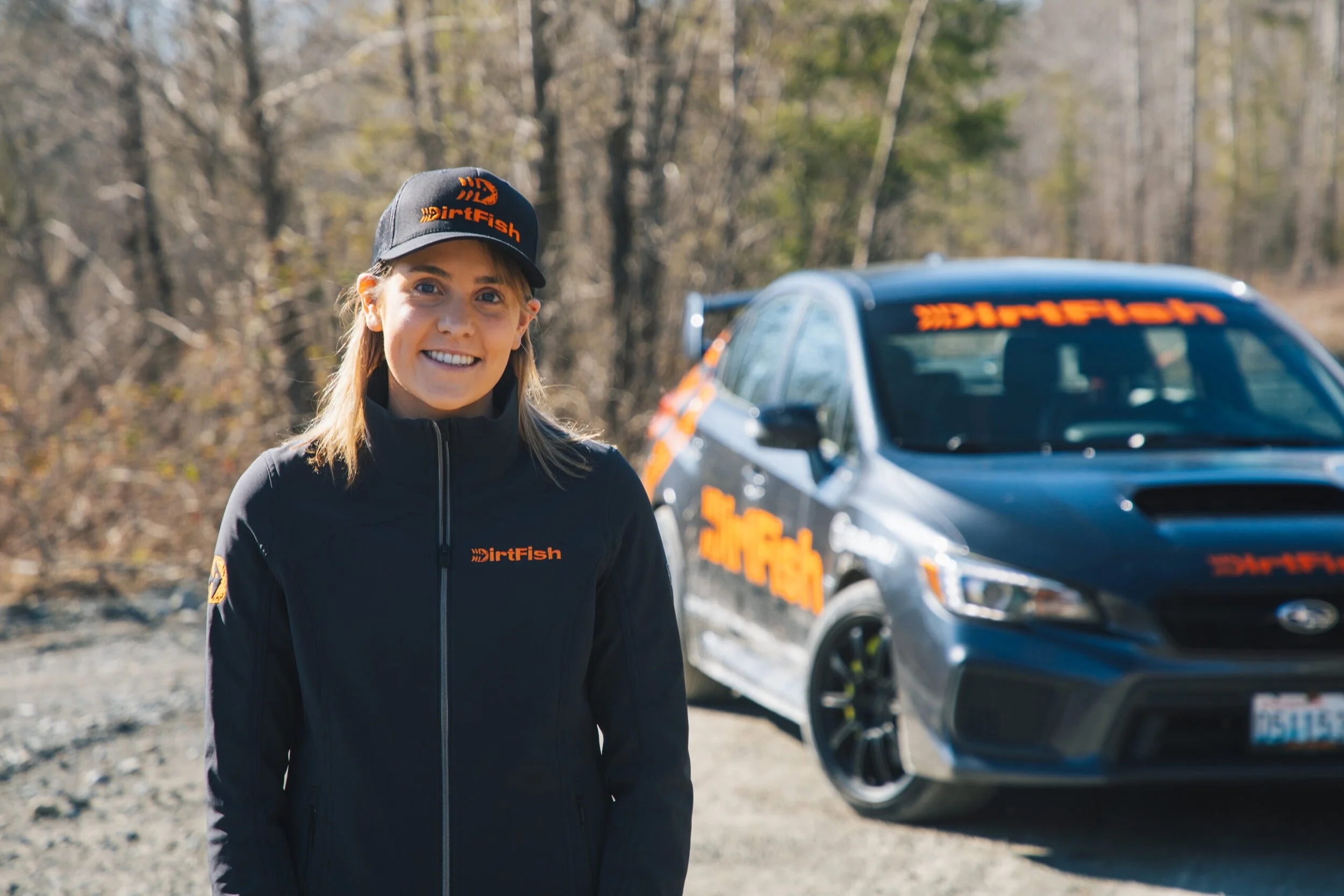 Rally driver Aoife Raftery of Craughwell, Co. Galway races in the Olympic Forest