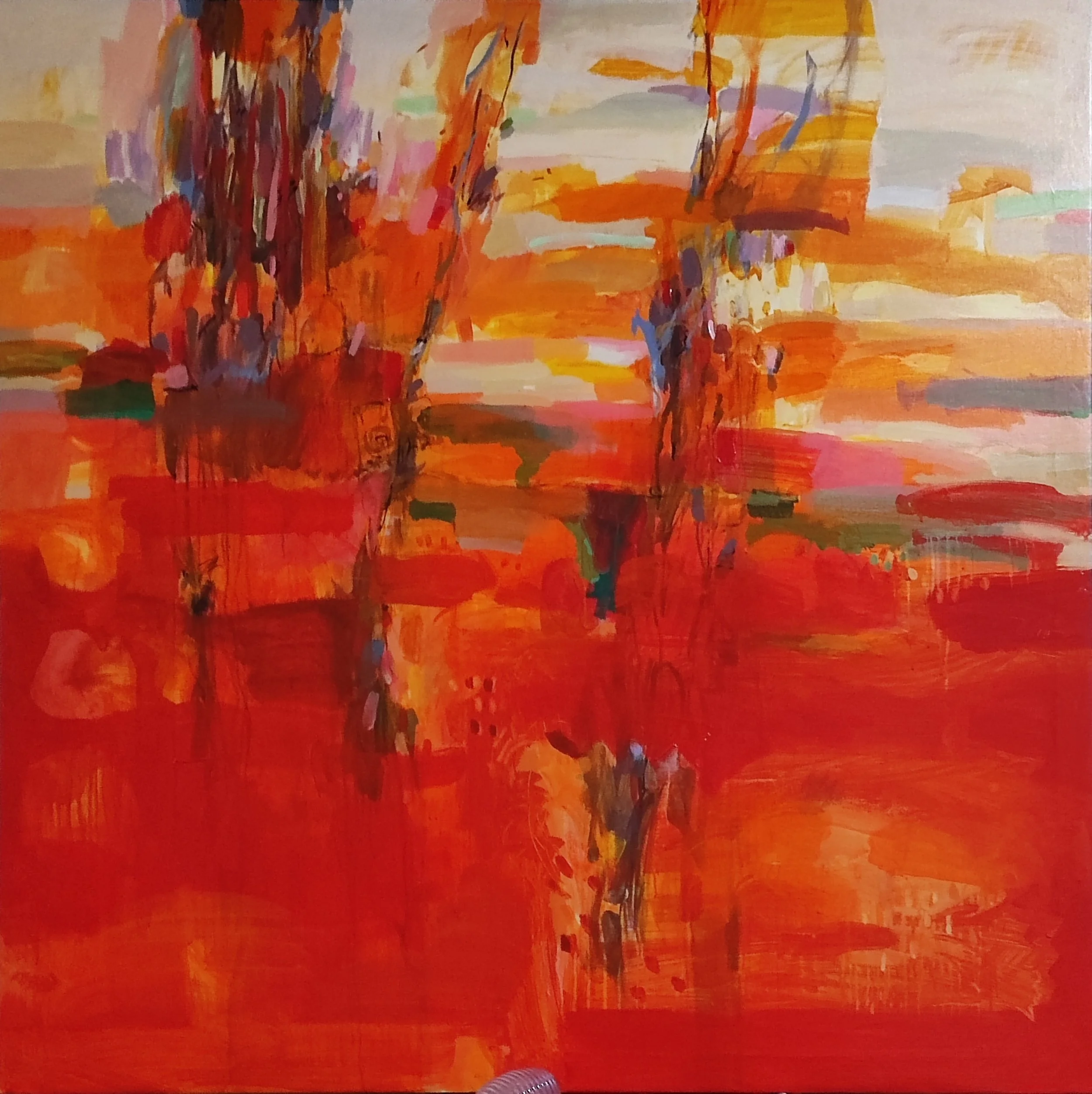 Untitled , 2022 acrylic on canvas, 150 x 150 cm