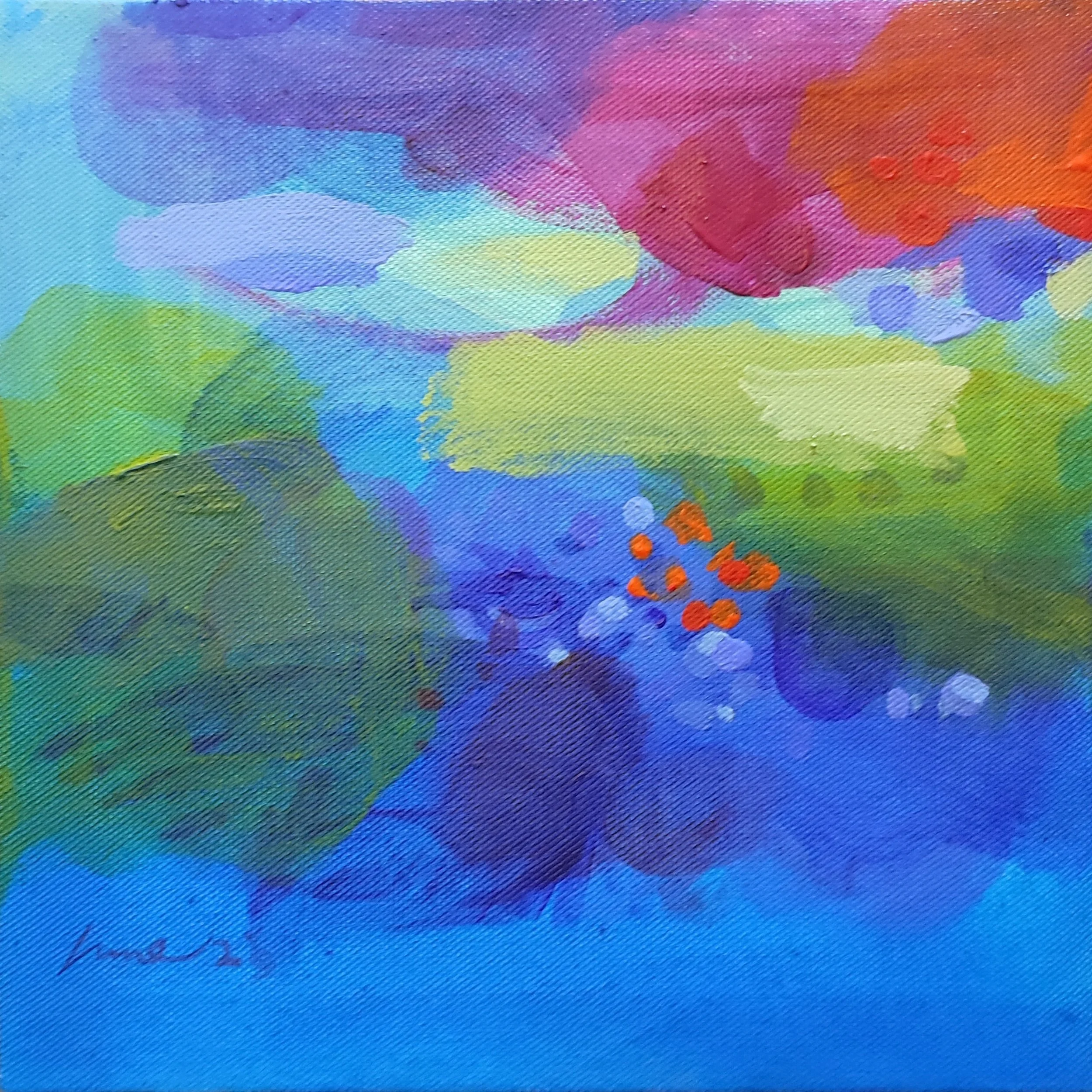 Untitled , 2022 acrylic on canvas, 30 x 30 cm