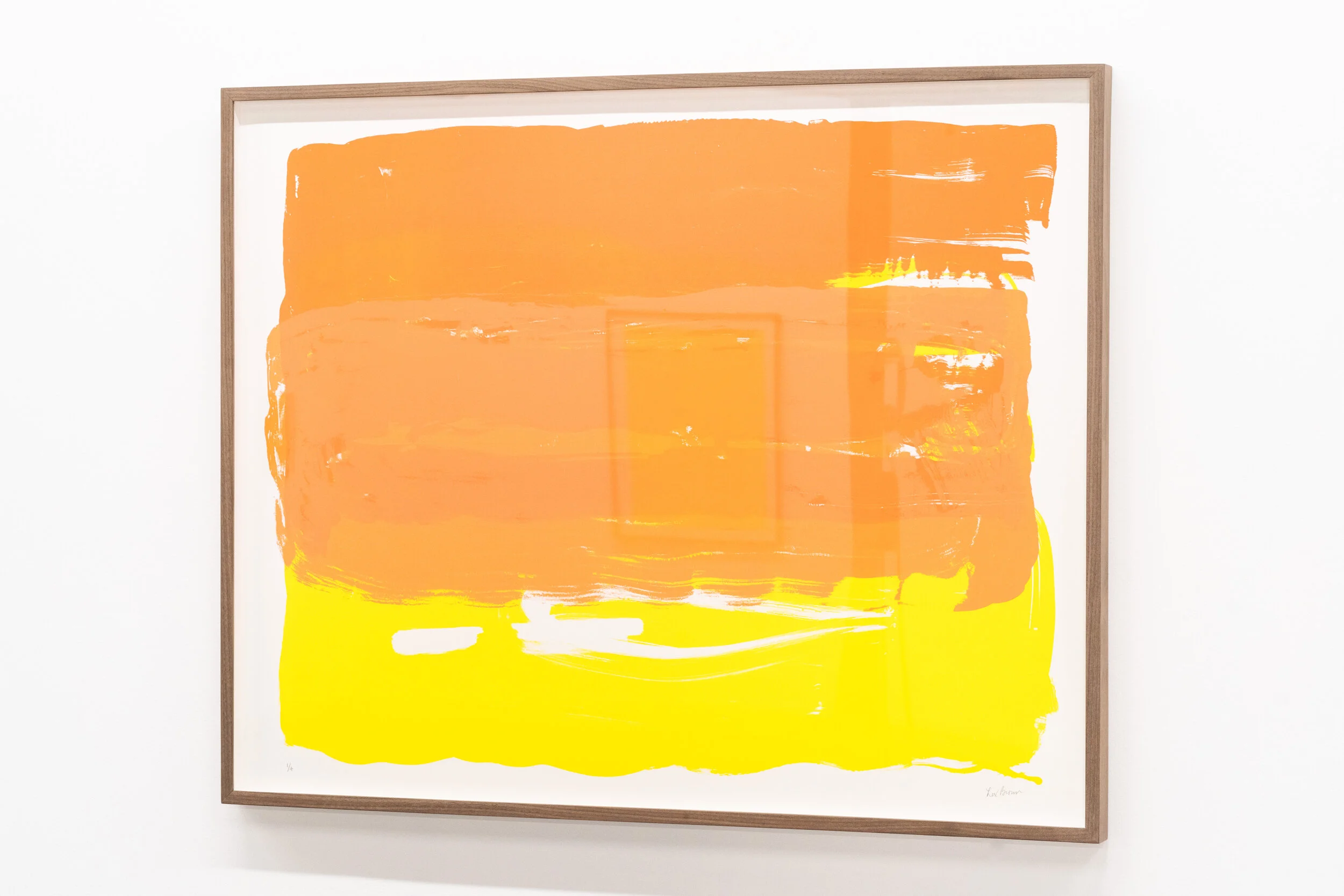  Lex Brown,  Untitled Sky , 2021. Screenprint, edition of 4, 31 1/2 x 39 1/2 inches. Courtesy of the artist and Deli Gallery. Photo: Nando Alvarez-Perez. 