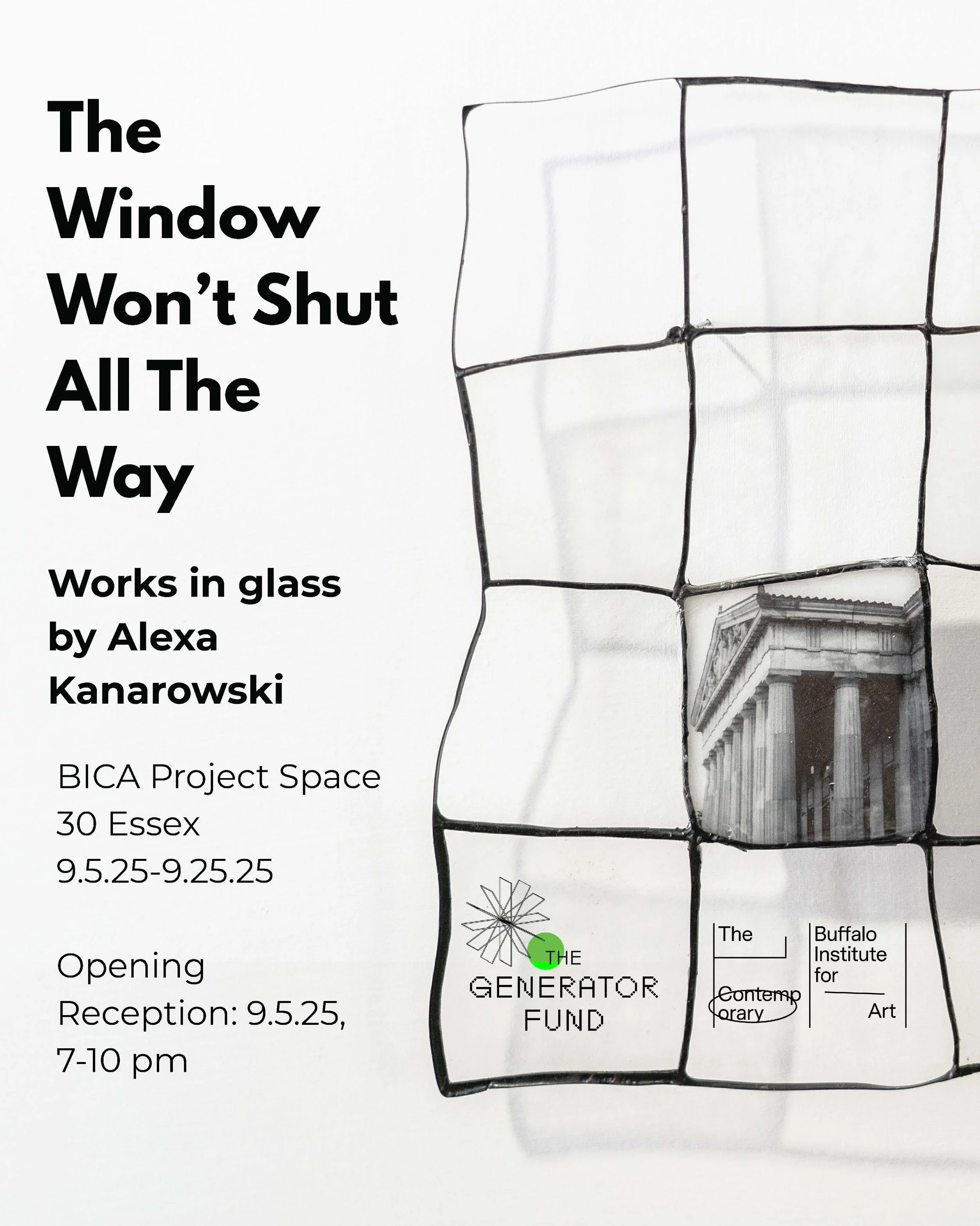 Alexa Kanarowski: The Window Won’t Shut All the Way