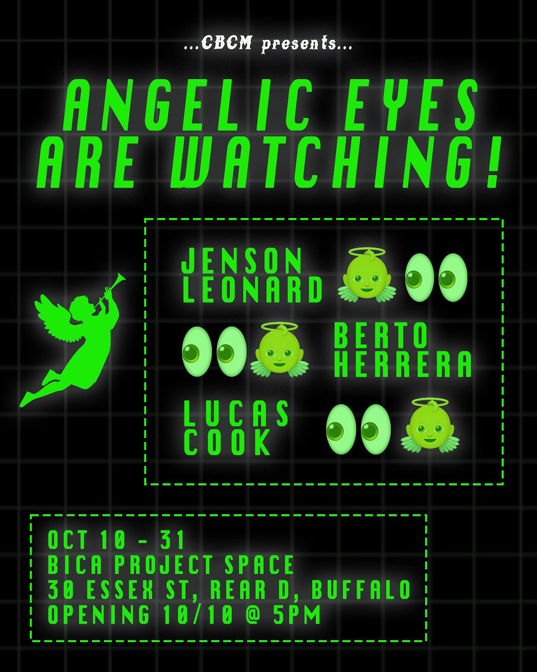 'Angelic Eyes Are Watching!' Opening