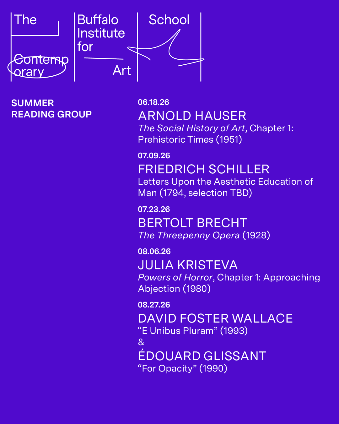 BICA School Reading Group: Brecht, Threepenny Opera