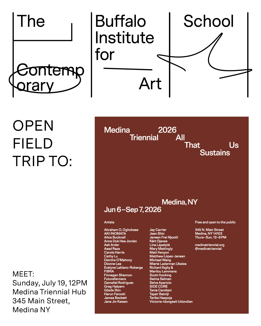 Open Field Trip to The Medina Triennial