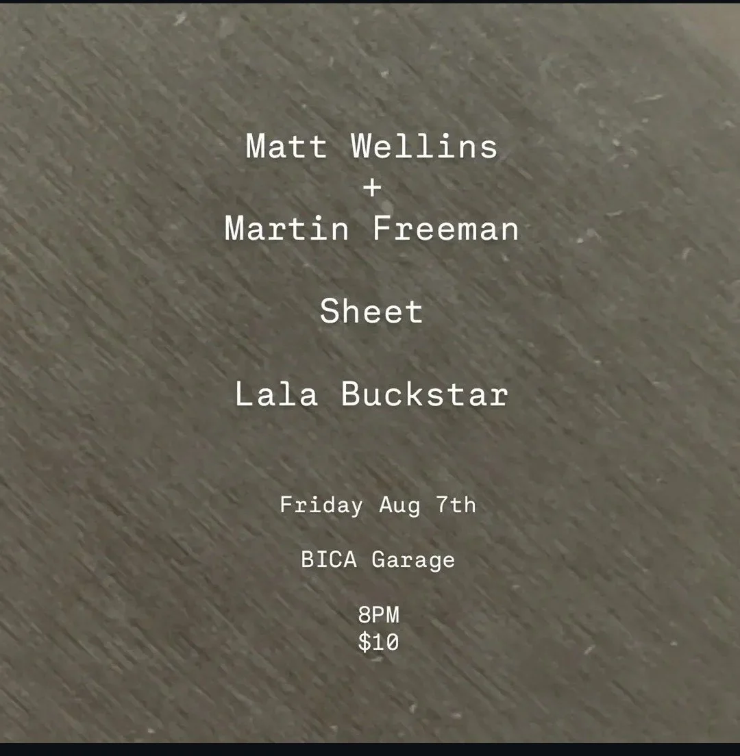 Matt Wellins + Martin Freeman, Sheet, &amp; Lala Buckstar