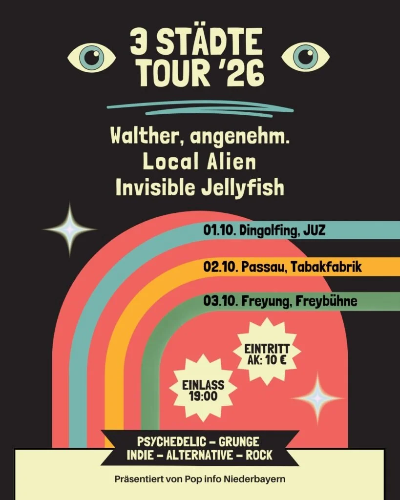 BOAZNKÄFER - 3 Städte Tour ‘26 (Pop Info Niederbayern)
