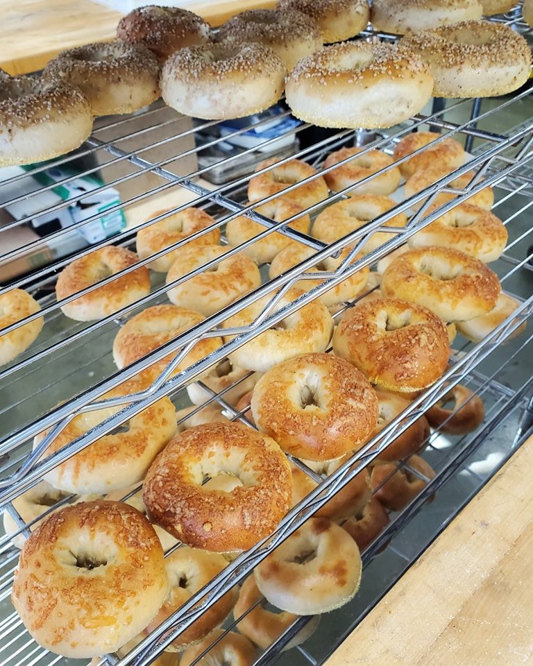 Happy Monday! Today we have fresh bagels so come on in to get yourself some for this warm day!!

#sourdough #blacksburgbagels #localbusiness #pretzels #fresh #croissants #bagels #freshbaked #bagelsbagelsbagels #blacksburg