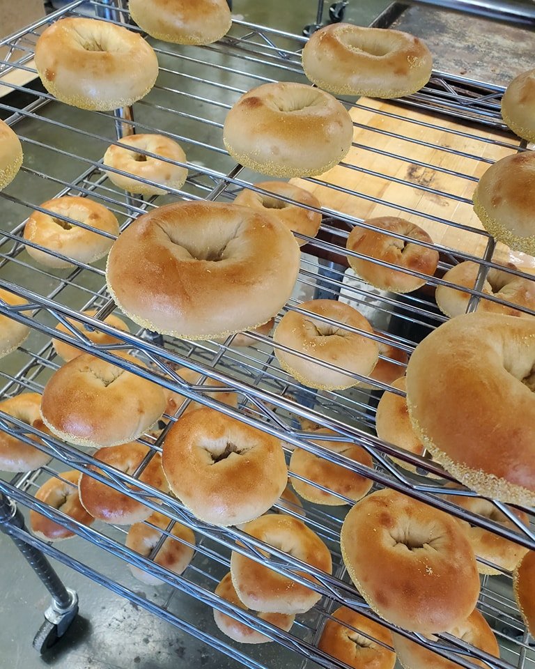 Happy Monday! Come on by to get some fresh bagels and bread!!

#sourdough #blacksburgbagels #localbusiness #pretzels #fresh #croissants #bagels #freshbaked #bagelsbagelsbagels #blacksburg