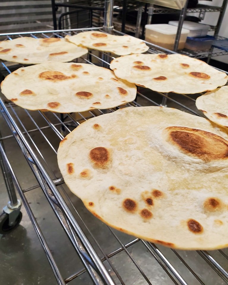 Here's a fun tortilla Tuesday morning pun for yall!

Why was the tortilla always invited to parties?🤭

It was a &quot;roll&quot; model among snacks!! 🤣🤣🤣

We have fresh tortillas ready for pick up today so stop by Blaclsburg Bagels to acquire the