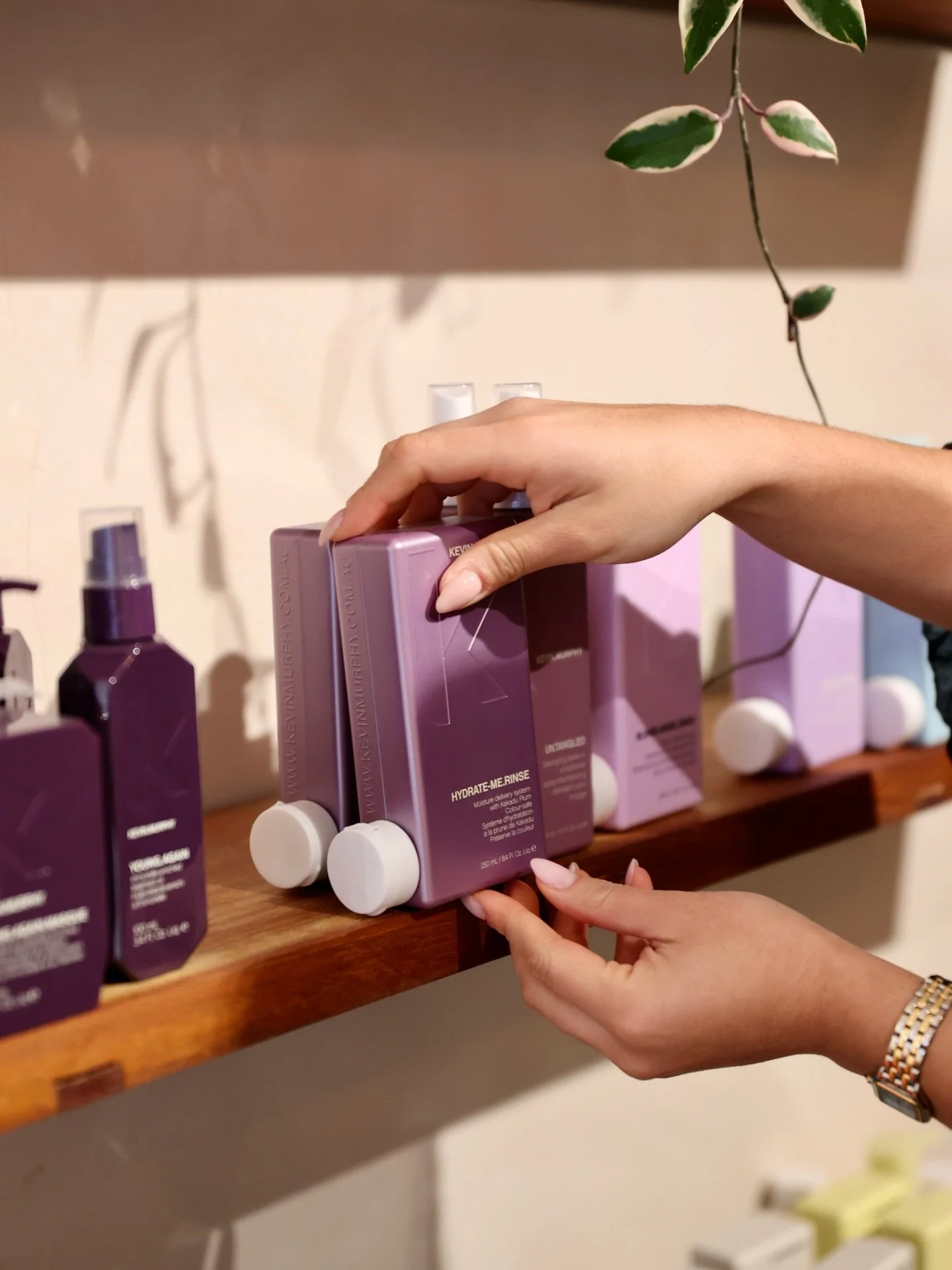 We don&rsquo;t settle for &lsquo;good enough,&rsquo; and neither should your hair. Our backbar is a curated collection of the world&rsquo;s most trusted names- Kevin.Murphy for that weightless, skincare-inspired finish, Wella for iconic, multi-dimens