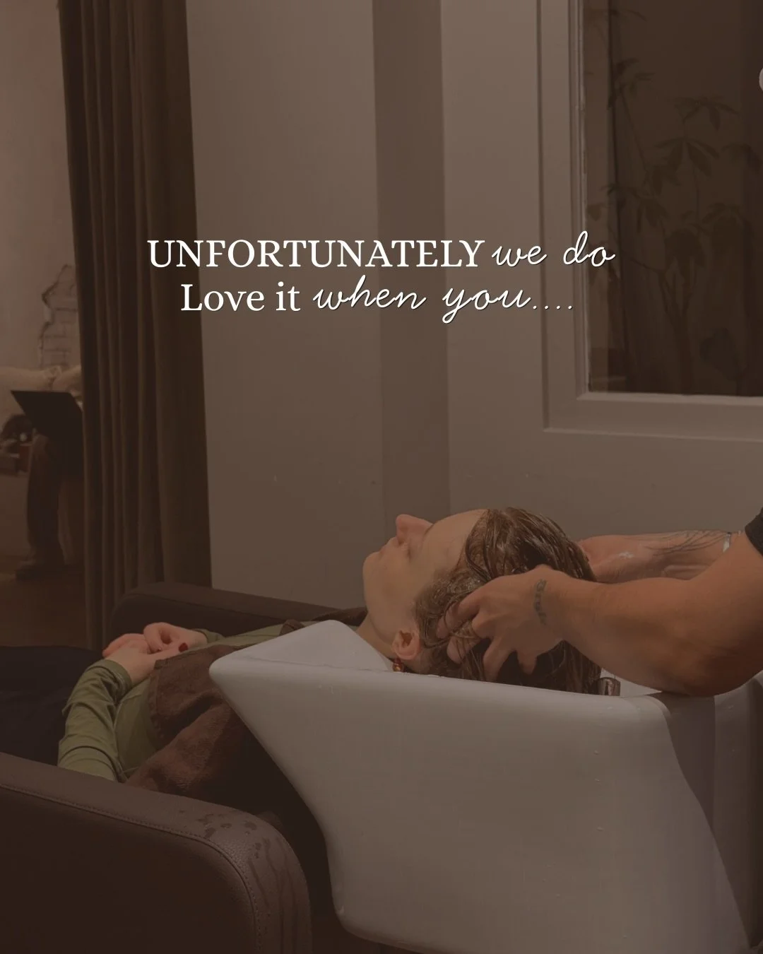 Unfortunately&hellip; we do love it when you walk in 🤎