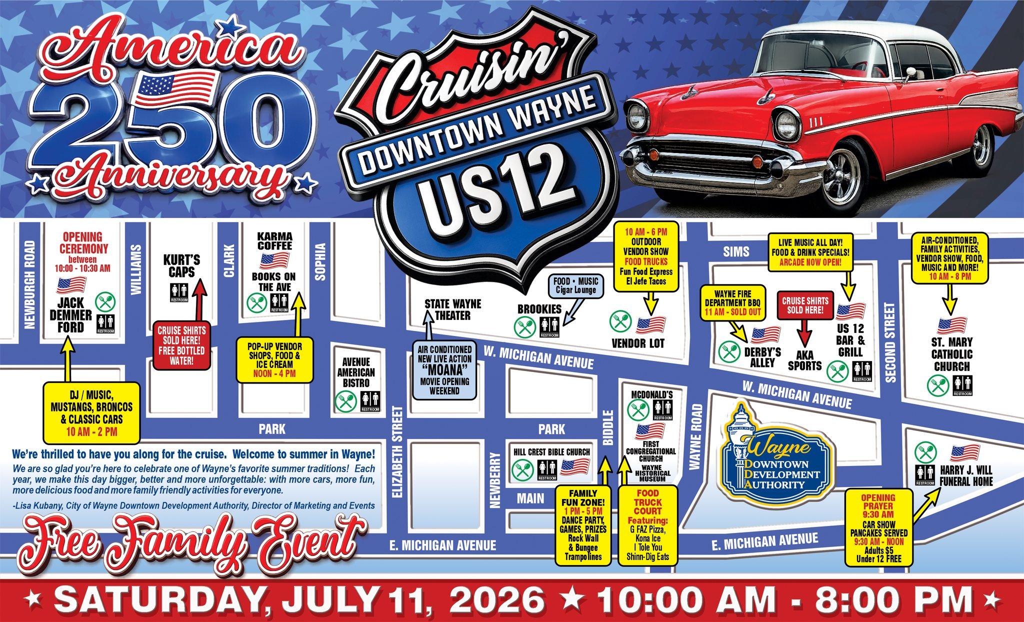 Cruisin' US12 - Downtown Wayne