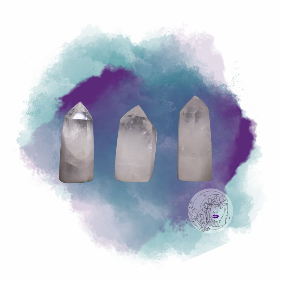 Chunky Clear Quartz Towers