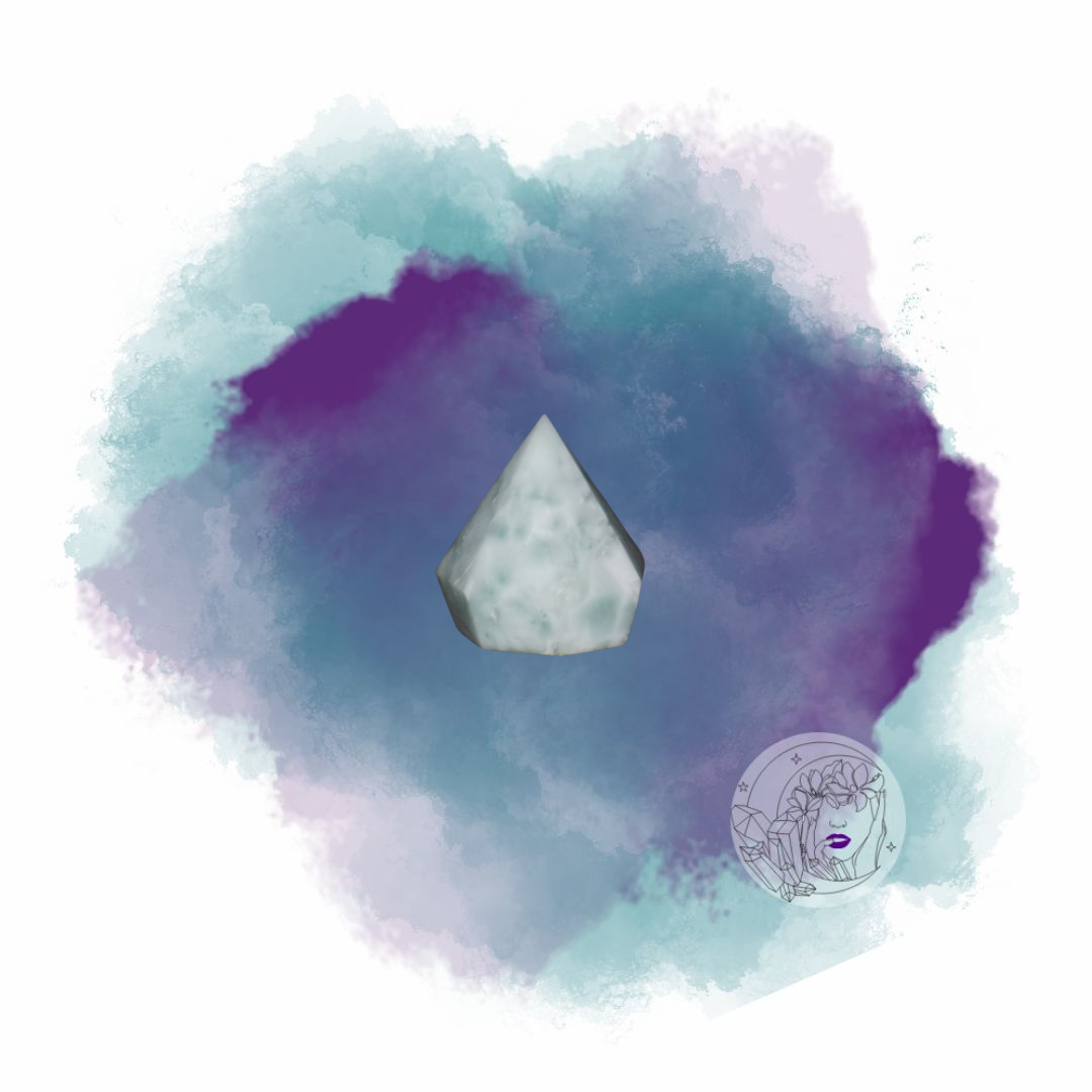 Larimar Diamond Carving