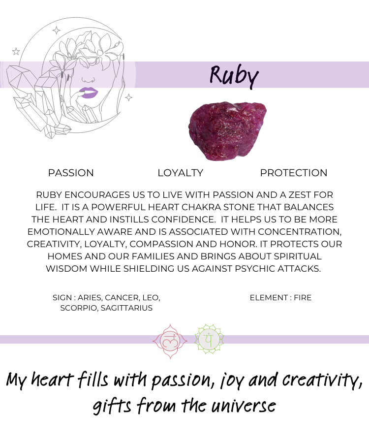 Honeycomb Ruby Tumbles