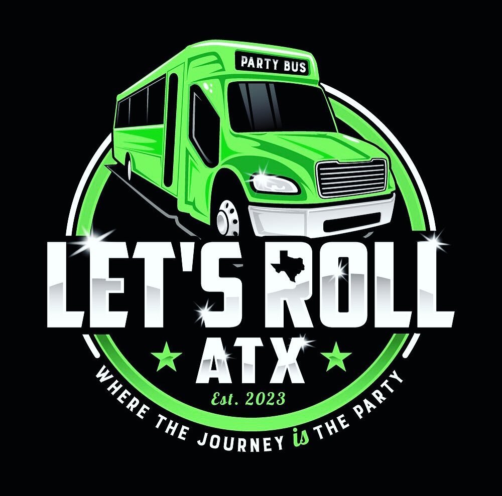 Rev up your party game, Austin! 🚌🎉 The new FINAL logo says it all &ndash; vibrant, energetic, and ready to roll! Let's turn your celebrations into unforgettable memories! Bookings accepted soon🤩🎈 
#LetsRollATX #AustinPartyBus #LogoReveal #PartyTi