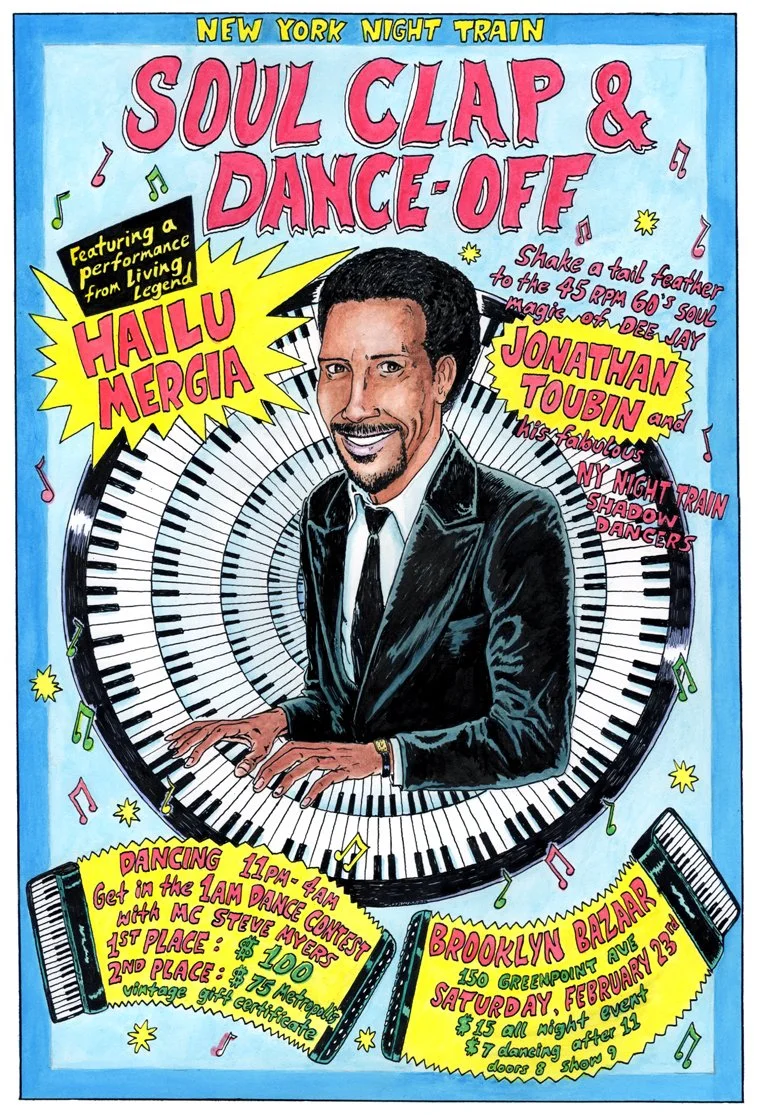 Soul Clap & Dance-Off featuring live Hailu Mergia. February 2019.
