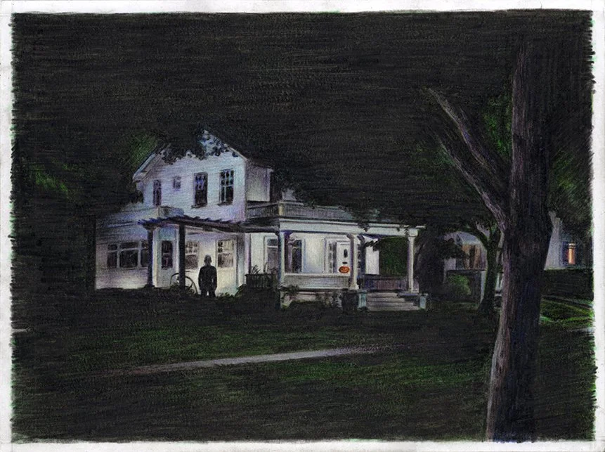 Mike Hunting #3 for the "Open Season 7" group show at Ithaca Print Commons in Ithaca, NY.