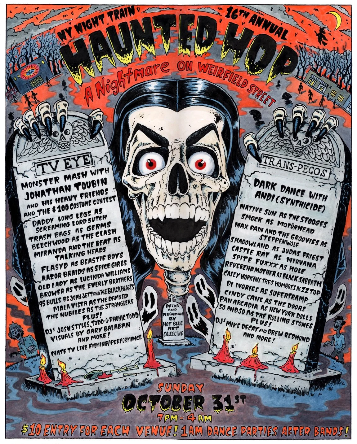 NYNT 16TH Annual Haunted Hop. Halloween 2021.