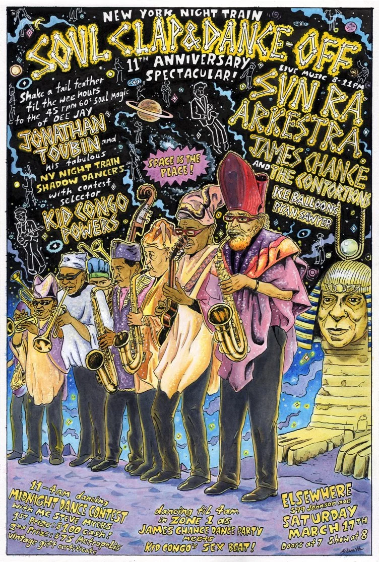 Soul Clap & Dance-Off featuring live Sun Ra Arkestra. March 2018.