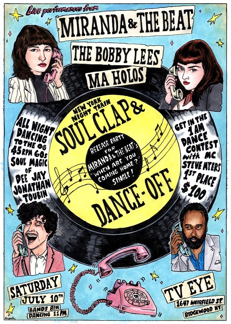 Soul Clap & Dance-Off featuring live Miranda & The Beat. July 2021.