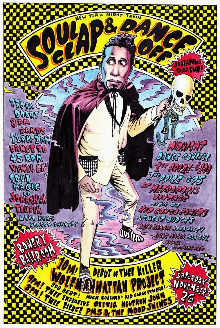 Soul Clap & Dance-Off featuring live Wolfmanhattan Project. November 2016.