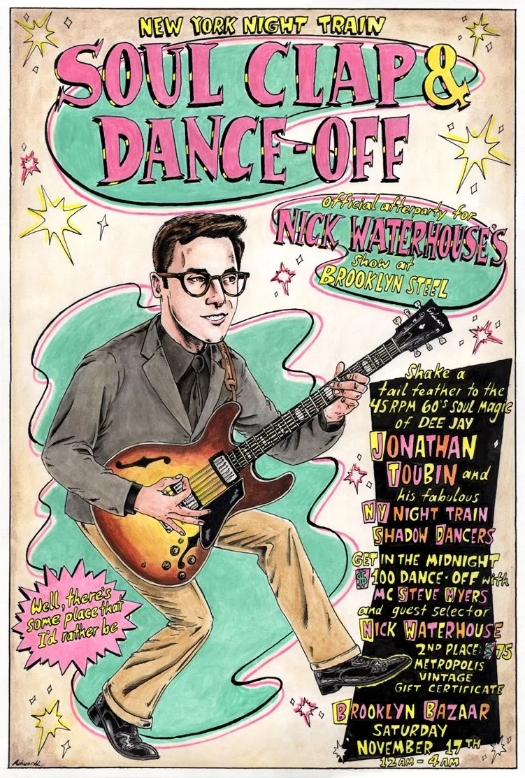 Soul Clap & Dance-Off featuring guest DJ Nick Waterhouse. November 2017.
