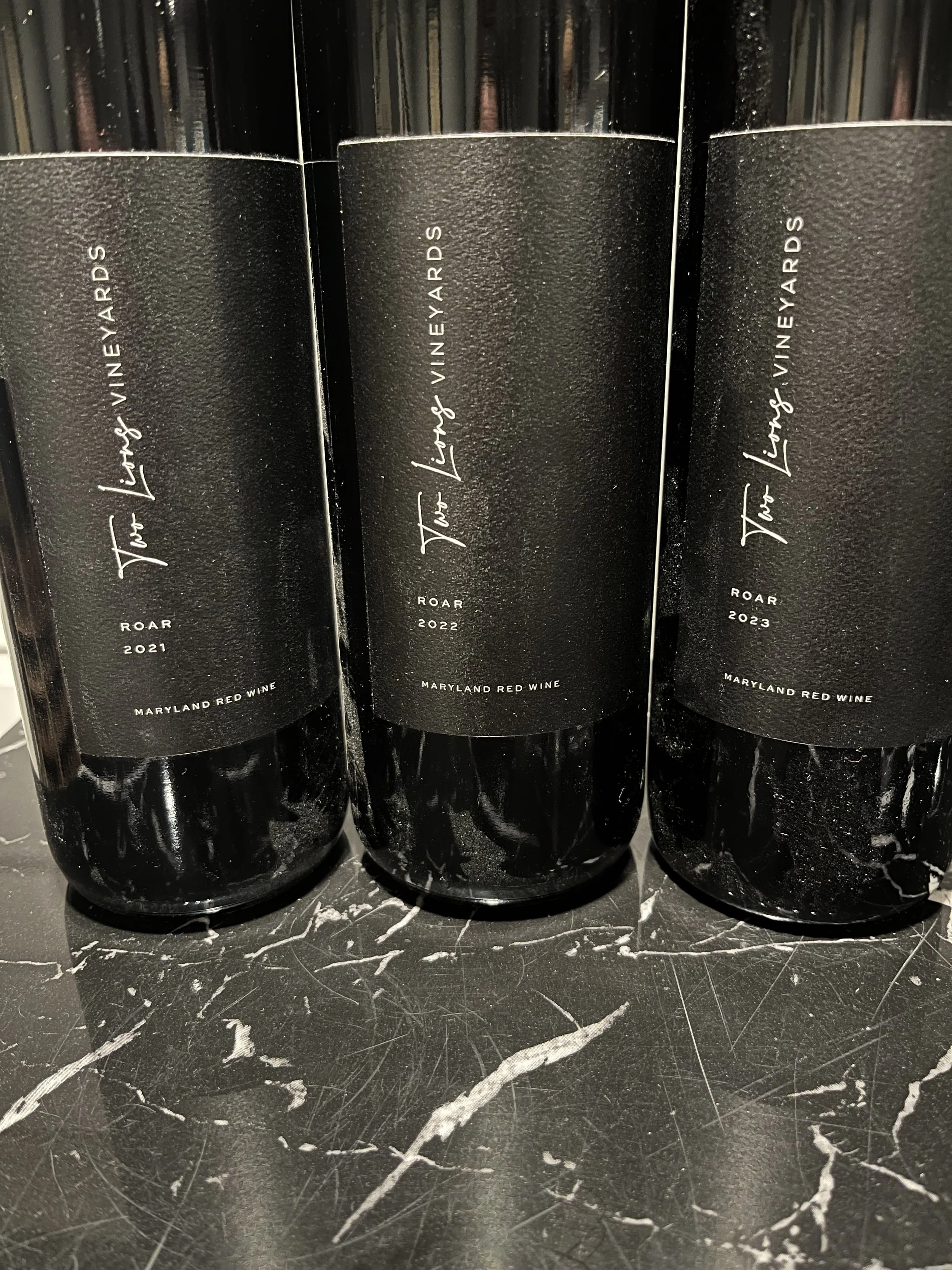 Vertical Tasting Series: Two Lions Vineyard: Roar 2021, 2022, 2023